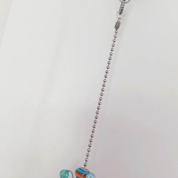 🆕️ Handcrafted Artisan Dragonfly Suncatcher with Blue Hued Glass Beads - Picture 16 of 17